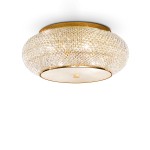 Plafon PASHA PL14 ORO złota 165004 Ideal lux
