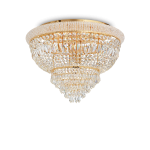 Lampa sufitowa DUBAI PL24 złoty 243498 Ideal lux