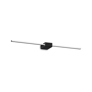 Kinkiet lampa ścienna THEO AP D075 NERO 3000K IP20 Czarny 311760 Ideal lux