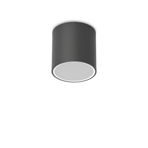 Lampa sufitowa TECHO PL1 ROUND D15 Czarny 342719 Ideal Lux