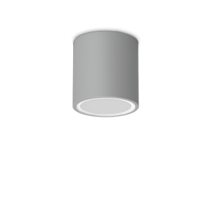 Lampa sufitowa TECHO PL1 ROUND D09 Szary 342726 Ideal Lux