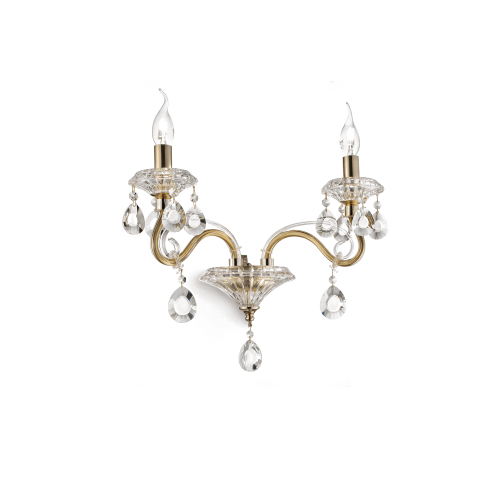 Kinkiet NEGRESCO AP2 ORO złoty 087757 Ideal lux