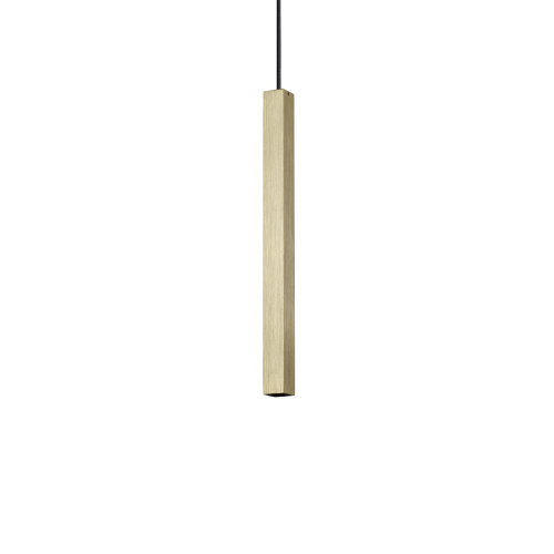 Lampa wisząca ULTRATHIN SP D040 SQUARE ON-OFF Mosiądz 339740 Ideal Lux