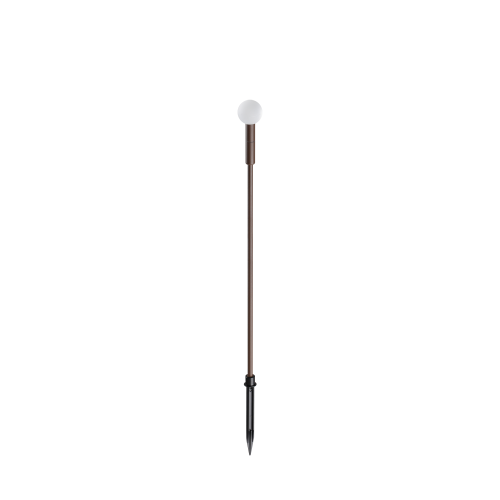 Wbijana lampa zewnętrzna IP65 TWIGGY SPHERE PT H90 Kawa 348353 Ideal Lux