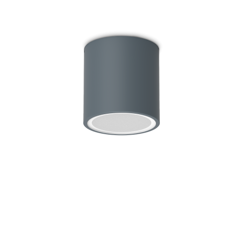 Lampa sufitowa TECHO PL1 ROUND D09 Antracyt 318110 Ideal Lux