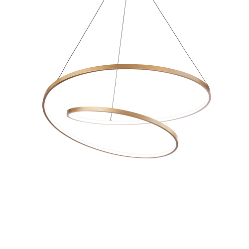 Lampa wisząca OZ SP D80 ON-OFF Mosiądz 2700K 342429 Ideal Lux