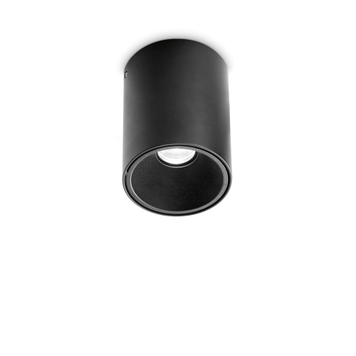 Lampa sufitowa NITRO PL ROUND D08 Czarny 2700K 341798 Ideal Lux