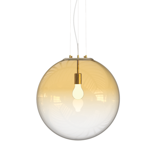 Lampa wisząca MAPA CLEAR SP1 D50 Bursztyn 346571 Ideal Lux