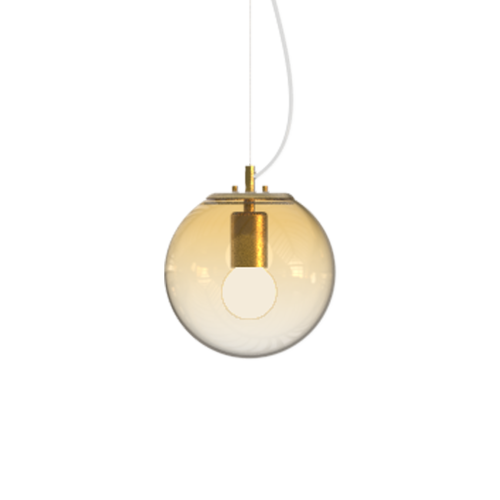 Lampa wisząca MAPA CLEAR SP1 D20 Bursztyn 346540 Ideal Lux