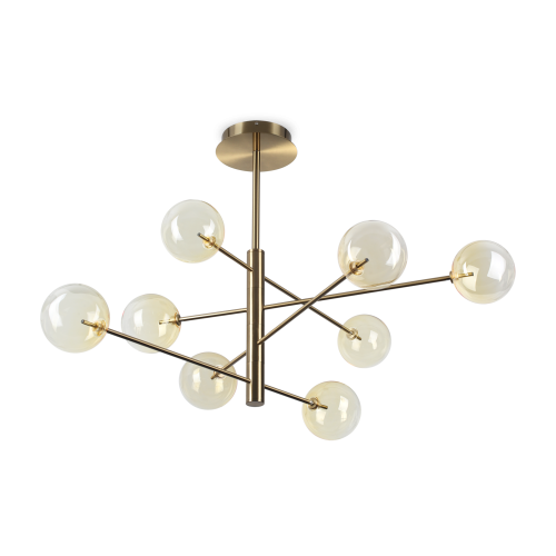 Lampa wisząca EQUINOXE SP8 Bursztyn SFUMATO 345420 Ideal Lux