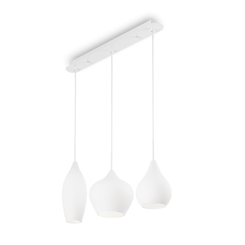 Lampa wisząca 	SOFT SP3 BIANCO biała 111858 Ideal lux