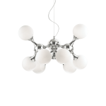 Lampa wisząca NODI SP9 BIANCO biały/chrom 082059 Ideal lux