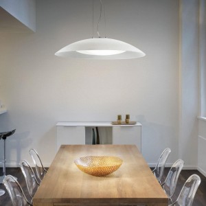 Lampa wisząca LENA SP3 D64 BIANCO biała 035727 Ideal lux