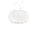 Lampa wisząca OVALINO SP5 biała 074139 Ideal lux