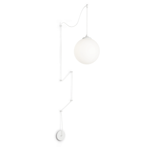Lampa wisząca BOA SP1 BIANCO biała 160863 Ideal lux