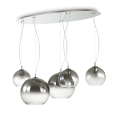 Lampa wisząca NEMO PLUS SP5 FADE chrom 138305 Ideal lux