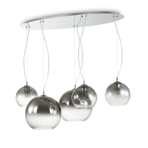 Lampa wisząca NEMO PLUS SP5 FADE chrom 138305 Ideal lux