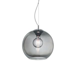 Lampa wisząca NEMO SP1 D30 FUME' przydymione szkło 094236 Ideal lux
