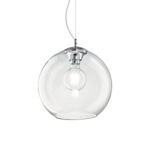 Lampa wisząca NEMO SP1 D30 TRASPARENTE transparentna 052809 Ideal lux