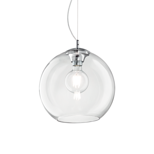 Lampa wisząca NEMO SP1 D30 TRASPARENTE transparentna 052809 Ideal lux
