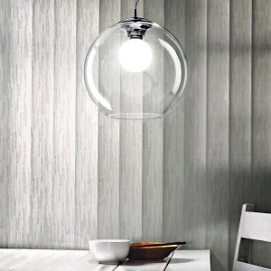 Lampa wisząca NEMO SP1 D40 TRASPARENTE transparentna 052816 Ideal lux