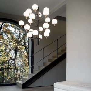 Lampa wisząca COPERNICO SP20 NERO czarna 197333 Ideal lux