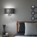 Kinkiet HOTEL AP2 czarny 035956 Ideal lux