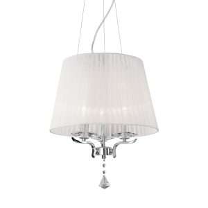 Lampa wisząca PEGASO SP3 BIANCO biała 059235 Ideal lux