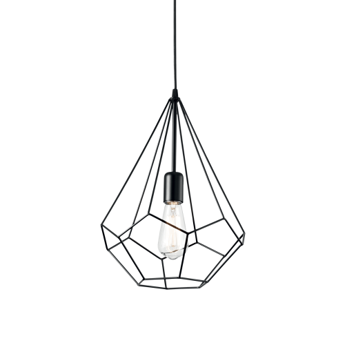 Lampa wisząca AMPOLLA-3 SP1 NERO czarna 148175 Ideal lux
