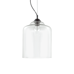 Lampa wisząca BISTRO' SP1 SQUARE transparentna 112305 Ideal lux