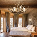 Lampa wisząca CHALET SP8 115504 kolor drewna Ideal lux