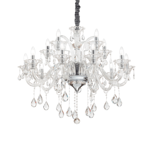 Lampa wisząca / żyrandol COLOSSAL SP15 transparentny 114170 Ideal lux