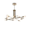Lampa wisząca TRIUMPH SP8 OTTONE ANTICO antyczny mosiądz 160269 Ideal lux