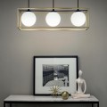 Lampa wisząca LINGOTTO SP3 antyczny mosiądz 198125 Ideal lux