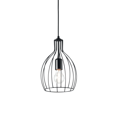Lampa wisząca AMPOLLA-2 SP1 NERO czarna 148151 Ideal lux