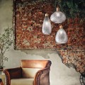 Lampa wisząca BERGEN-1 SP1 przydymiony szary 238746 Ideal lux