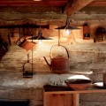 Lampa wisząca CANTINA SP1 BRUNITO antyczny mosiądz 112701 Ideal lux
