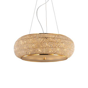 Lampa wisząca PASHA' SP14 ORO złota 164984 Ideal lux