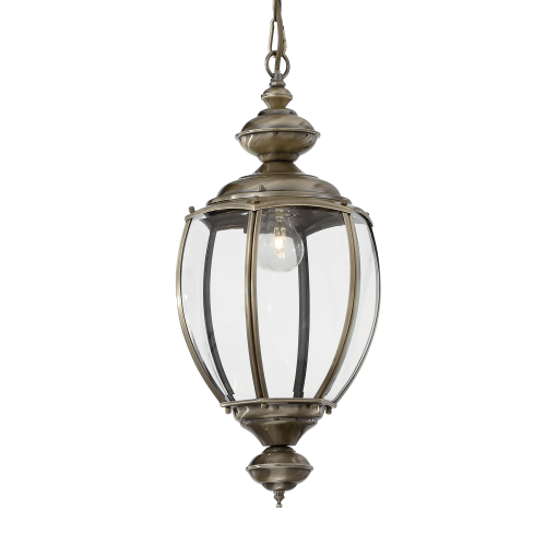 Lampa wisząca NORMA SP1 BRUNITO antyczny mosiądz 005911 Ideal lux
