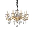 Lampa wisząca NEGRESCO SP8 ORO złota 087764 Ideal lux