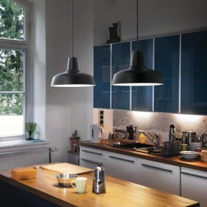 Lampa wisząca MOBY SP1 NERO czarna 093659 Ideal lux