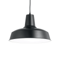 Lampa wisząca MOBY SP1 NERO czarna 093659 Ideal lux