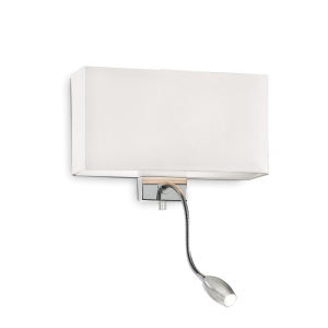 Kinkiet HOTEL AP2 BIANCO biały 035949 Ideal lux