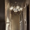 Lampa wisząca HAREM SP9 antyczny mosiądz 116006 Ideal lux
