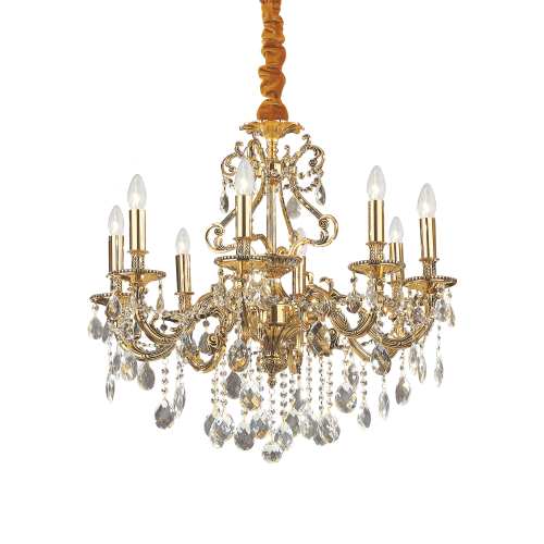 Lampa wisząca GIOCONDA SP8 ORO złota 060514 Ideal lux