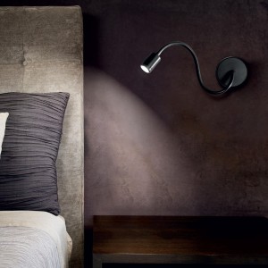 Kinkiet FOCUS-1 AP NERO czarny 097190 Ideal lux