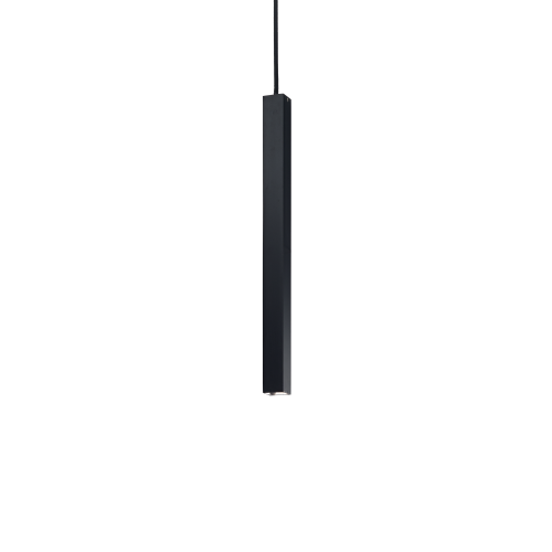 Lampa wisząca ULTRATHIN D040 SQUARE NERO czarna 194202 Ideal lux
