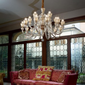 Lampa wisząca STRAUSS SP18 złota 140629 Ideal lux