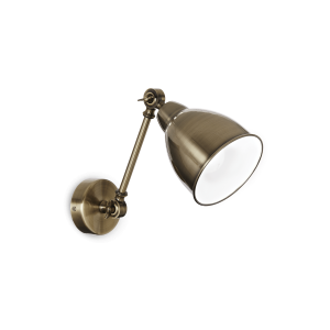 Kinkiet NEWTON AP1 BRUNITO antyczny mosiądz 027876 Ideal lux