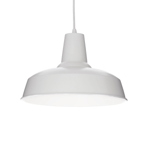 Lampa wisząca MOBY SP1 BIANCO biała 102047 Ideal lux